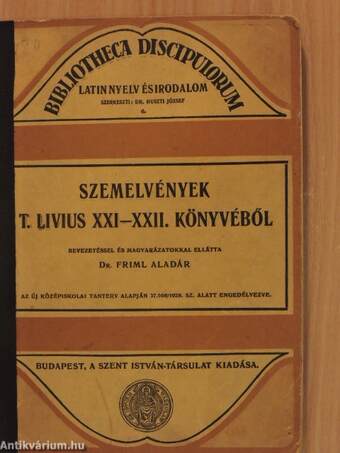 Szemelvények T. Livius XXI-XXII. könyvéből