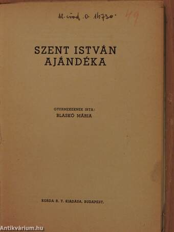 Szent István ajándéka