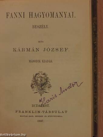 Szerelem és hiuság/Fanni hagyományai/A Montsabreyi kastély