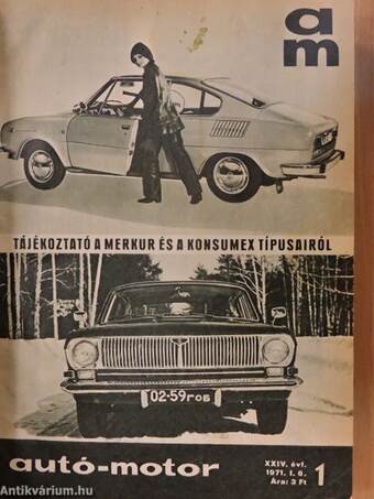 Autó-Motor 1971. (nem teljes évfolyam)