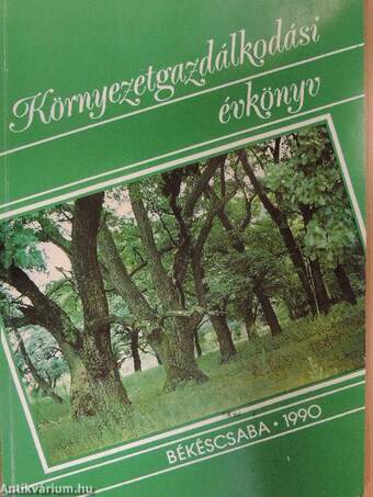 Környezetgazdálkodási évkönyv 1989