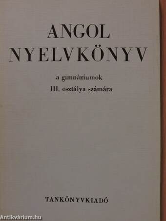 Angol nyelvkönyv III.