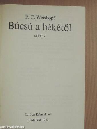 Búcsú a békétől