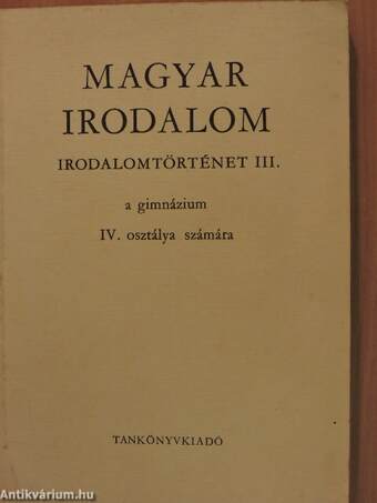 Magyar irodalom IV.