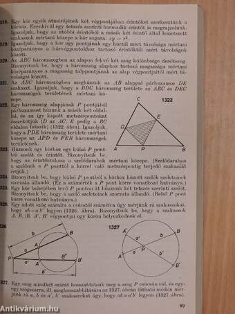 Geometriai feladatok gyűjteménye I.