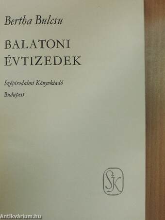 Balatoni évtizedek