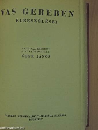 Abafi/Vas Gereben elbeszélései/Faludi Ferenc válogatott munkái/Reviczky válogatott munkái/Pázmány Péter válogatott munkái/Népregék, virágregék