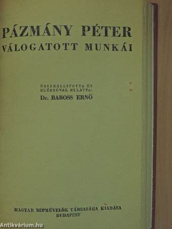 Abafi/Vas Gereben elbeszélései/Faludi Ferenc válogatott munkái/Reviczky válogatott munkái/Pázmány Péter válogatott munkái/Népregék, virágregék