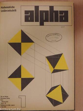 Alpha - Mathematische Schülerzeitschrift 1973/1-6.