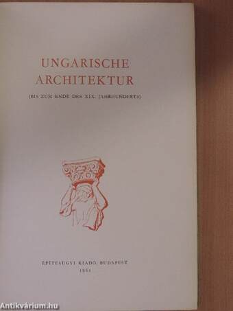 Hungarian Architecture/Ungarische Architektur