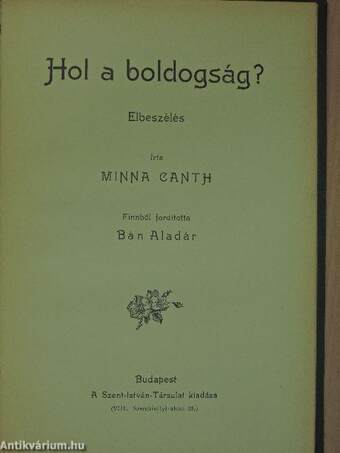 Filemon ezredes/Hol a boldogság?