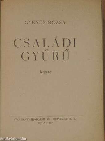 Családi gyűrű