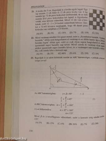 Matematikai versenytesztek '91-93