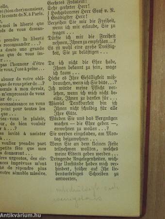 Handbuch der französischen Umgangssprache für Franzosen und Deutsche (gótbetűs)