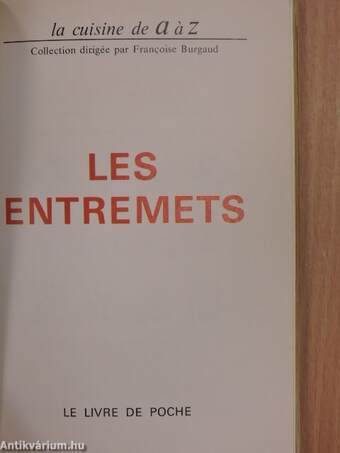 Les entremets