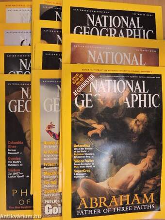 National Geographic 2001. (nem teljes évfolyam)