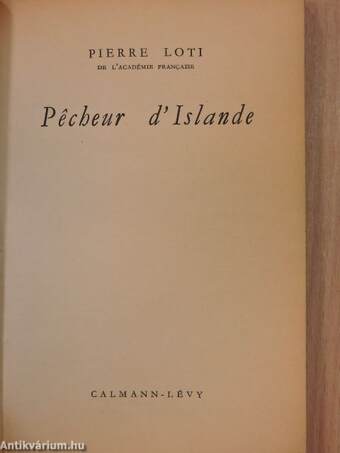 Pécheur d'Islande