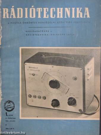 Rádiótechnika 1956. (nem teljes évfolyam)