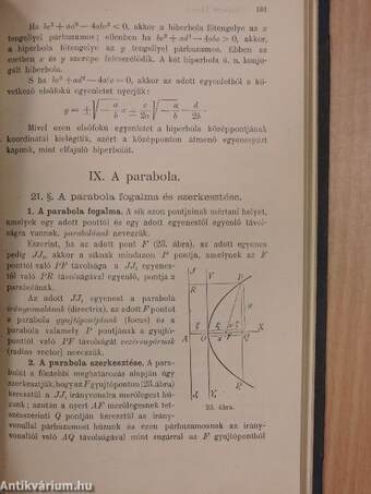 Algebra az analitikai geometria elemeivel II.