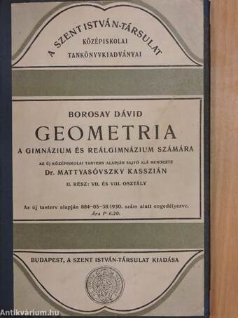 Geometria II.