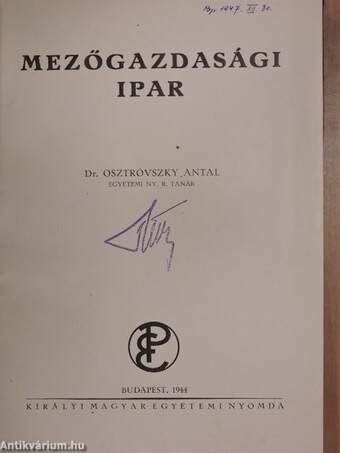 Mezőgazdasági ipar