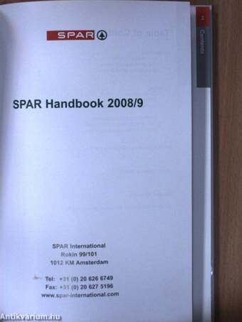 SPAR Handbook 2008/9