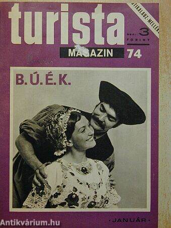 Turista Magazin 1974. (nem teljes évfolyam)