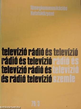 Rádió és Televízió Szemle 1979/3.