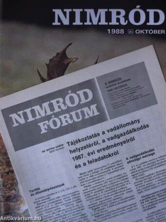 Nimród 1988. január-december