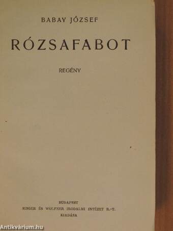 Rózsafabot