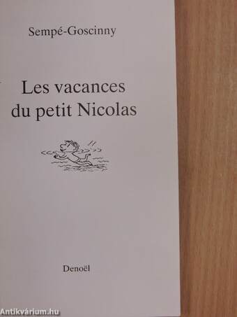 Les vacances du petit Nicolas