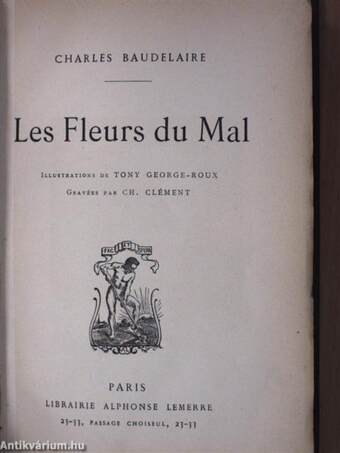 Les fleurs du Mal