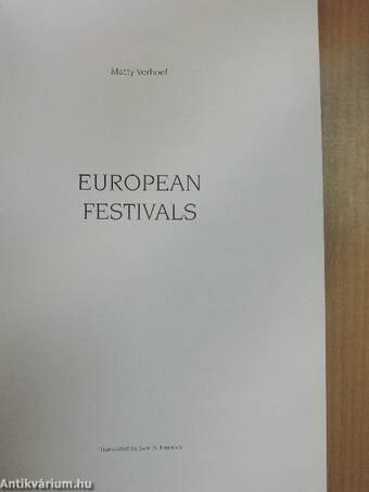 European Festivals