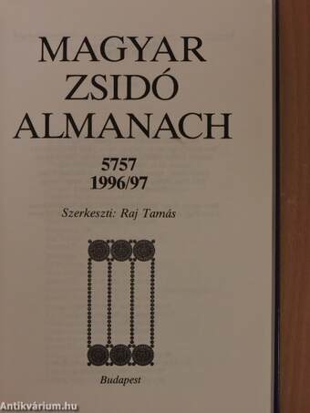 Magyar zsidó almanach 1996/97