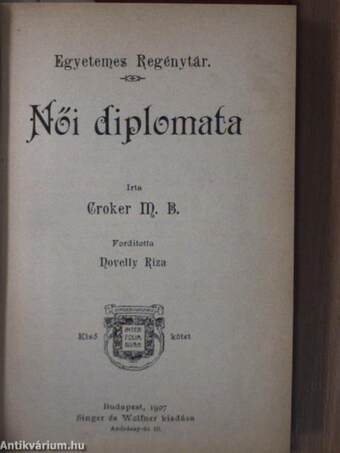 Női diplomata I-II.