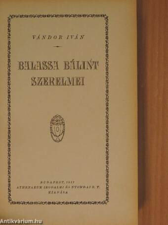 Balassa Bálint szerelmei