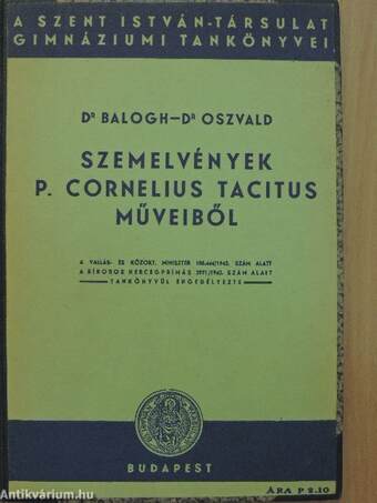 Szemelvények P. Cornelius Tacitus műveiből