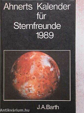 Ahnerts Kalender für Sternfreunde 1989