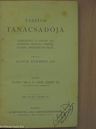 Tanítók tanácsadója