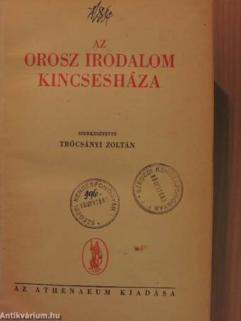 Az orosz irodalom kincsesháza