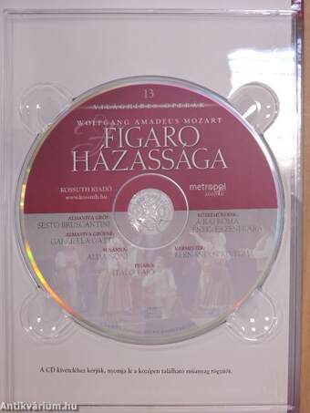 Wolfgang Amadeus Mozart: Figaro házassága - CD-vel