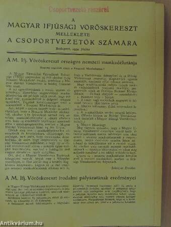 Magyar Ifjusági Vörös-Kereszt 1934-1935. (nem teljes évfolyam)