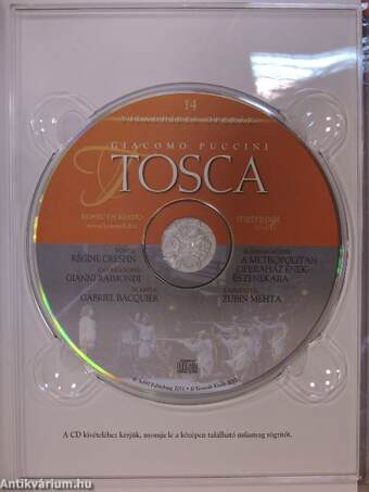 Giacomo Puccini: Tosca - CD-vel