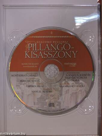 Giacomo Puccini: Pillangókisasszony - CD-vel