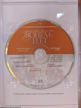 Giacomo Puccini: Bohémélet - CD-vel