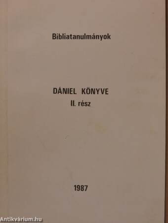 Dániel könyve II. (töredék)