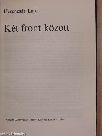 Két front között