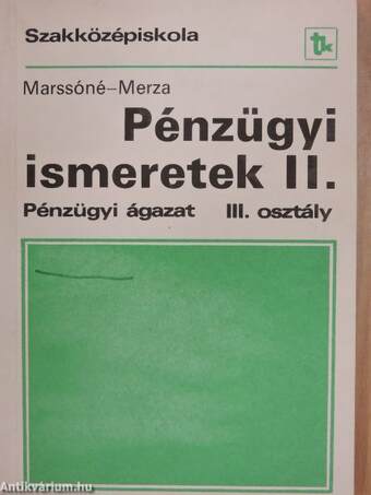 Pénzügyi ismeretek II.