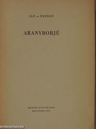 Aranyborjú