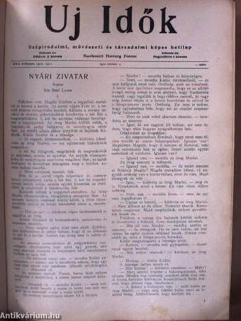 Uj Idők 1910. október 1.-1911. szeptember 30. I-II.